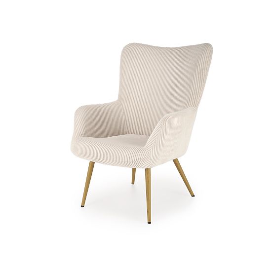 Fauteuil de relaxation AMARO - crème