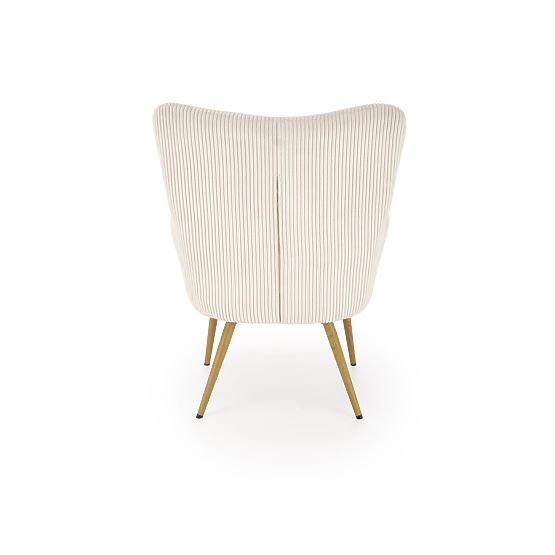 Fauteuil de relaxation AMARO - crème
