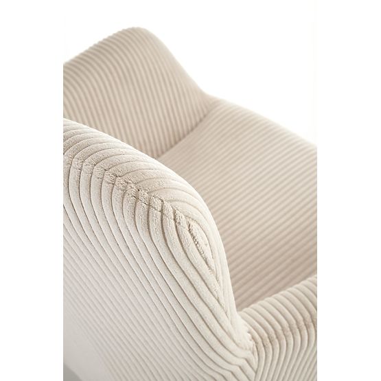 Fauteuil de relaxation AMARO - crème