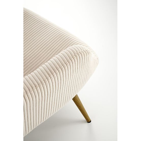 Fauteuil de relaxation AMARO - crème