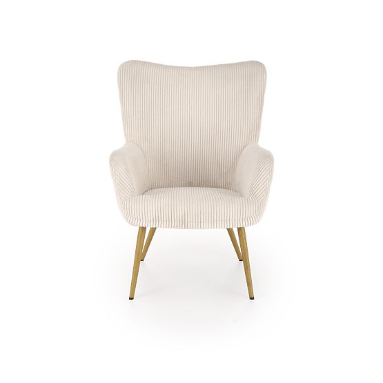 Fauteuil de relaxation AMARO - crème