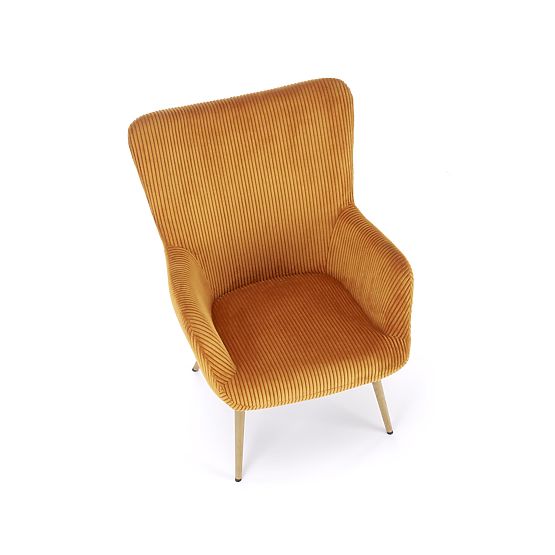 Fauteuil de relaxation AMARO - moutarde