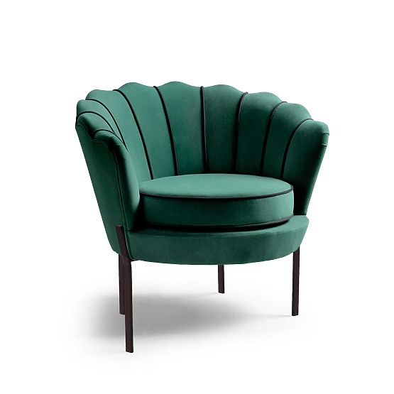 Fauteuil de relaxation ANGELO vert foncé (1p-1ks)