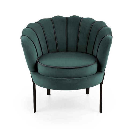 Fauteuil de relaxation ANGELO vert foncé (1p-1ks)