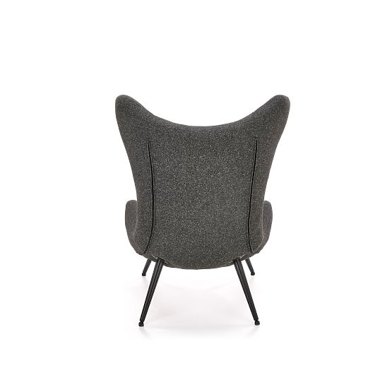 Fauteuil de relaxation ATLANTIS anthracite / noir