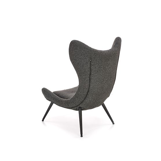 Fauteuil de relaxation ATLANTIS anthracite / noir