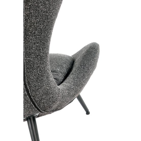 Fauteuil de relaxation ATLANTIS anthracite / noir