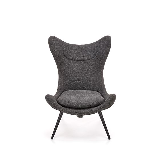 Fauteuil de relaxation ATLANTIS anthracite / noir