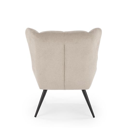 Fauteuil de relaxation beige BYRON (1p=1pc)