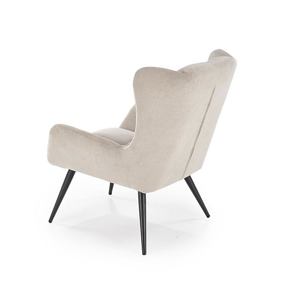 Fauteuil de relaxation beige BYRON (1p=1pc)