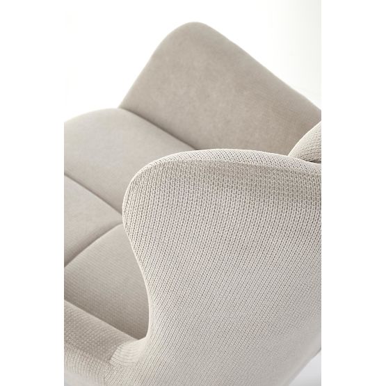 Fauteuil de relaxation beige BYRON (1p=1pc)