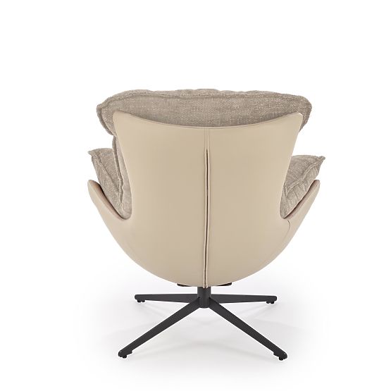 Fauteuil de relaxation beige LOBSTER
