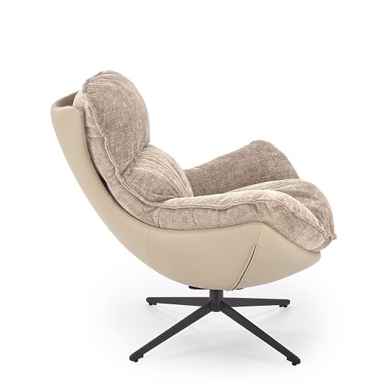 Fauteuil de relaxation beige LOBSTER