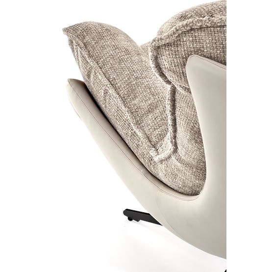 Fauteuil de relaxation beige LOBSTER