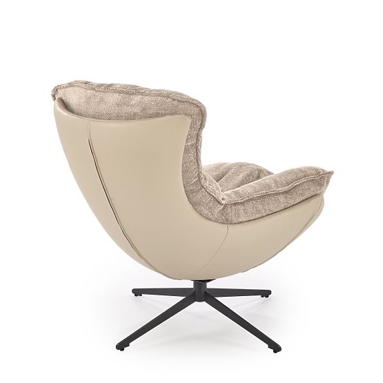 Fauteuil de relaxation beige LOBSTER