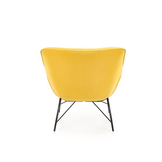 Fauteuil de relaxation BELTON jaune (1p=1 pièce)
