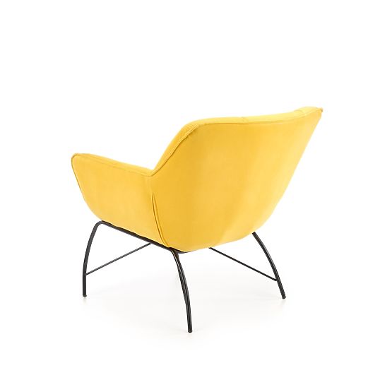 Fauteuil de relaxation BELTON jaune (1p=1 pièce)
