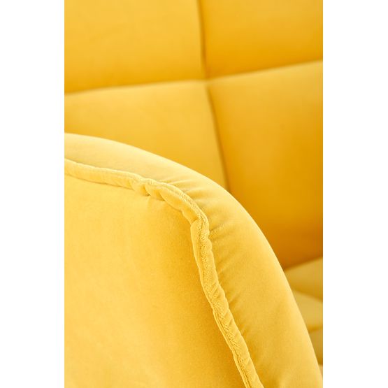 Fauteuil de relaxation BELTON jaune (1p=1 pièce)
