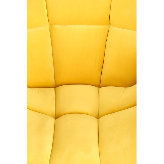 Fauteuil de relaxation BELTON jaune (1p=1 pièce)