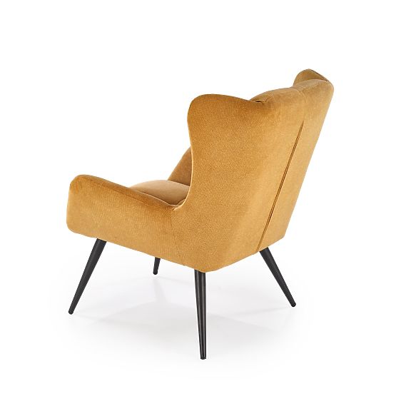 Fauteuil de relaxation BYRON - moutarde
