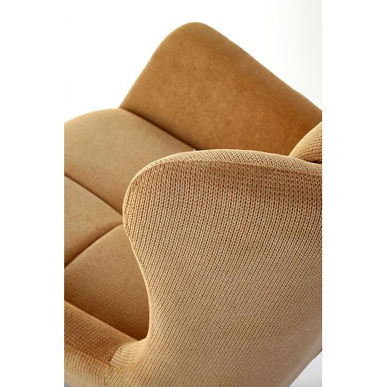 Fauteuil de relaxation BYRON - moutarde