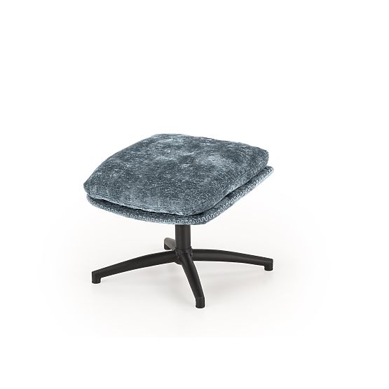Fauteuil de relaxation DARIO avec repose-pieds et fonction basculante, bleu (1p=1pc)