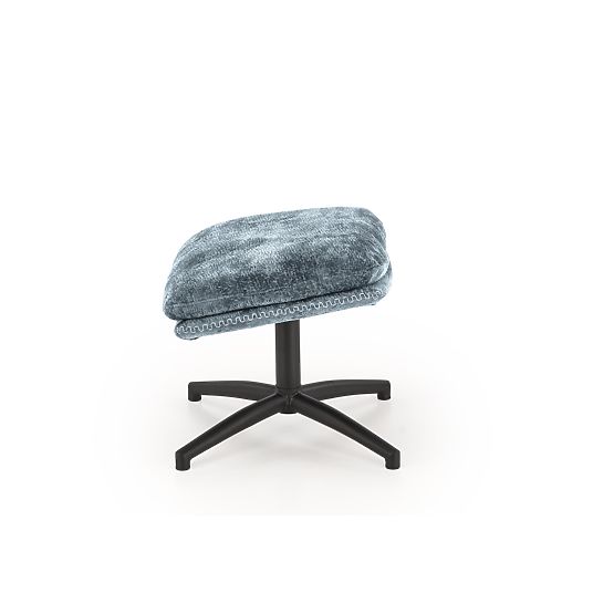 Fauteuil de relaxation DARIO avec repose-pieds et fonction basculante, bleu (1p=1pc)