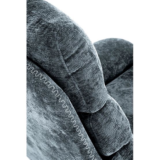 Fauteuil de relaxation DARIO avec repose-pieds et fonction basculante, bleu (1p=1pc)