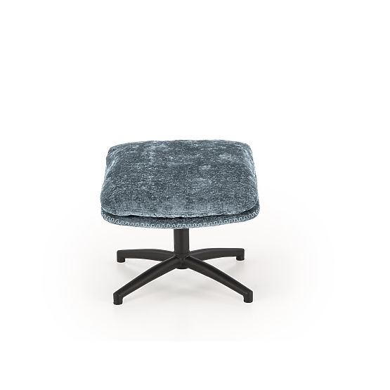 Fauteuil de relaxation DARIO avec repose-pieds et fonction basculante, bleu (1p=1pc)