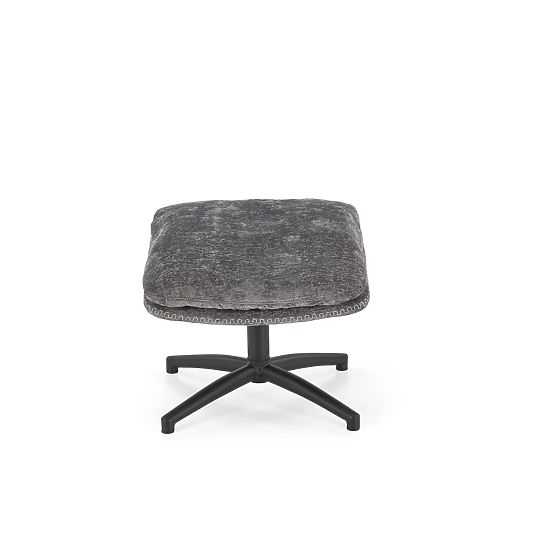 Fauteuil de relaxation DARIO avec repose-pieds et fonction basculante, gris (1p=1pc)