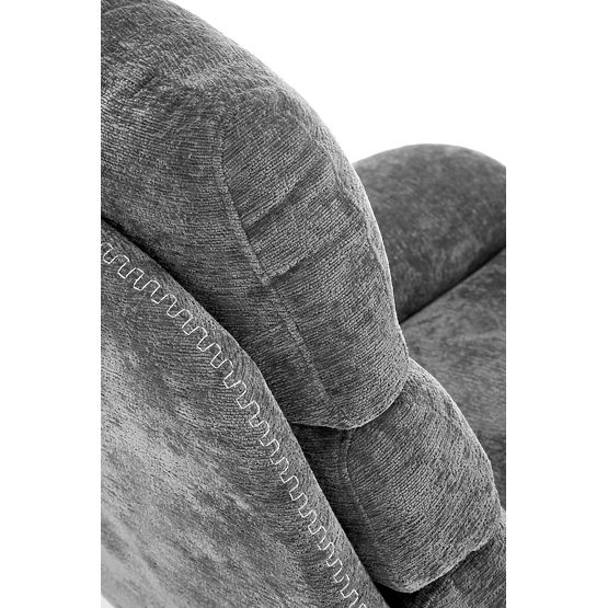 Fauteuil de relaxation DARIO avec repose-pieds et fonction basculante, gris (1p=1pc)