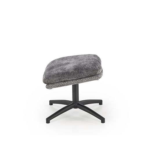 Fauteuil de relaxation DARIO avec repose-pieds et fonction basculante, gris (1p=1pc)