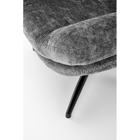 Fauteuil de relaxation DARIO avec repose-pieds et fonction basculante, gris (1p=1pc)