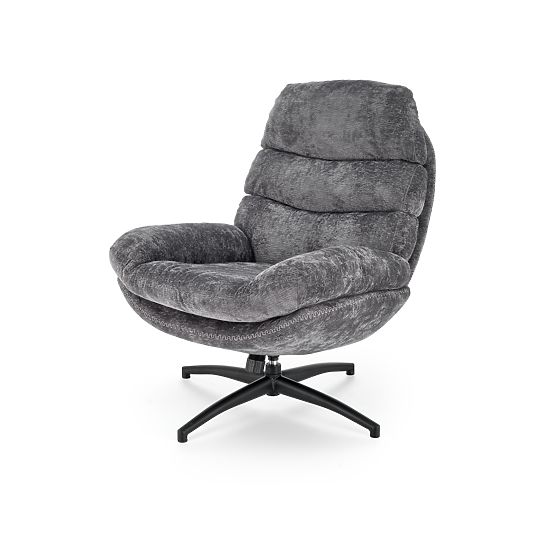 Fauteuil de relaxation DARIO avec repose-pieds et fonction basculante, gris (1p=1pc)