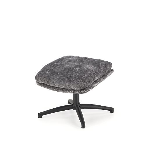 Fauteuil de relaxation DARIO avec repose-pieds et fonction basculante, gris (1p=1pc)