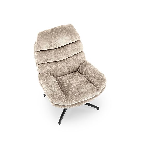 Fauteuil de relaxation DARIO avec repose-pieds et fonction bascule, beige (1p=1ks)
