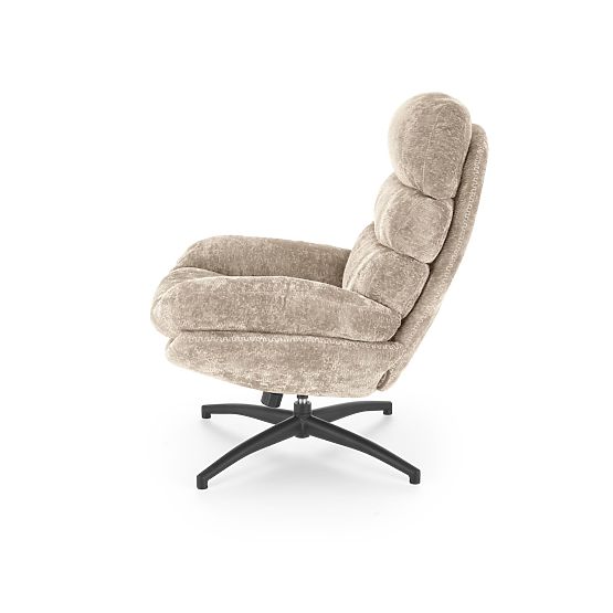 Fauteuil de relaxation DARIO avec repose-pieds et fonction bascule, beige (1p=1ks)