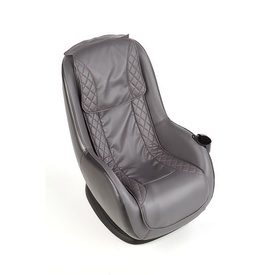 Fauteuil de relaxation DOPIO avec fonction de massage, gris