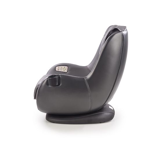Fauteuil de relaxation DOPIO avec fonction de massage, gris