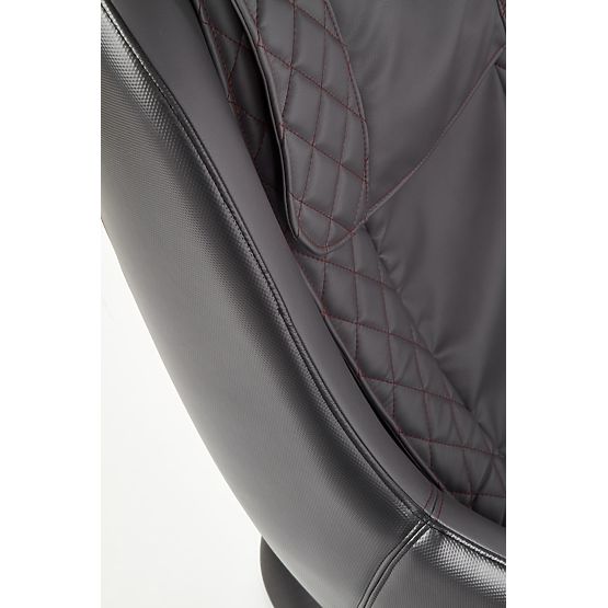 Fauteuil de relaxation DOPIO avec fonction de massage, gris