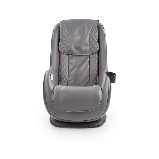 Fauteuil de relaxation DOPIO avec fonction de massage, gris
