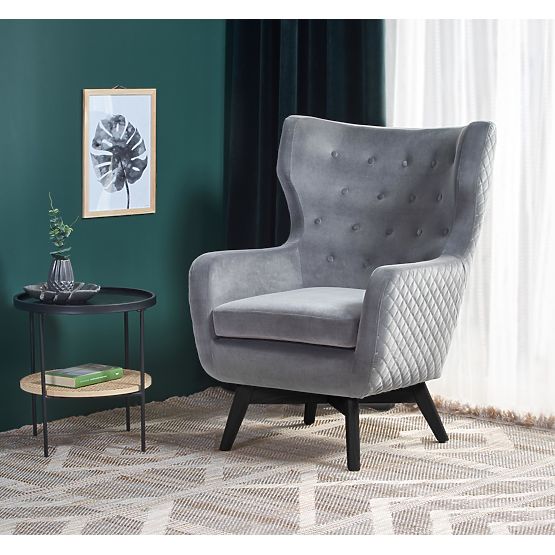 Fauteuil de relaxation MARVEL gris / noir