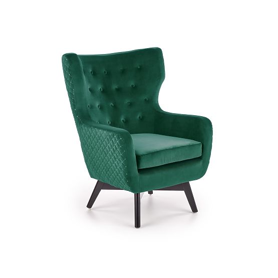 Fauteuil de relaxation MARVEL vert foncé / noir