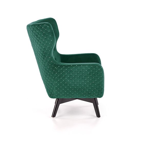 Fauteuil de relaxation MARVEL vert foncé / noir