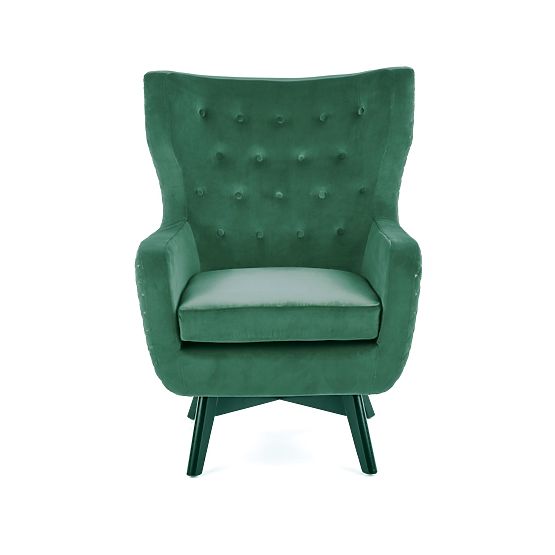 Fauteuil de relaxation MARVEL vert foncé / noir