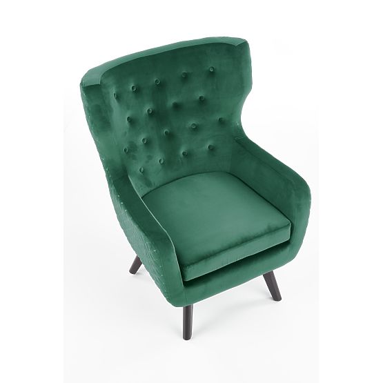 Fauteuil de relaxation MARVEL vert foncé / noir