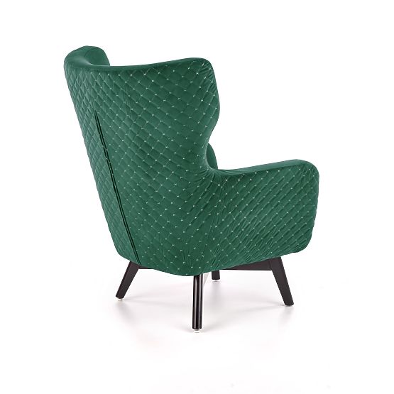 Fauteuil de relaxation MARVEL vert foncé / noir