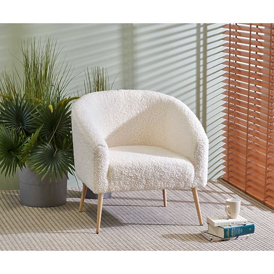 Fauteuil design GRIFON - crème