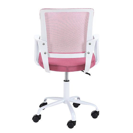 FAUTEUIL PIVOTANT FD-6 BLANC / ROSE