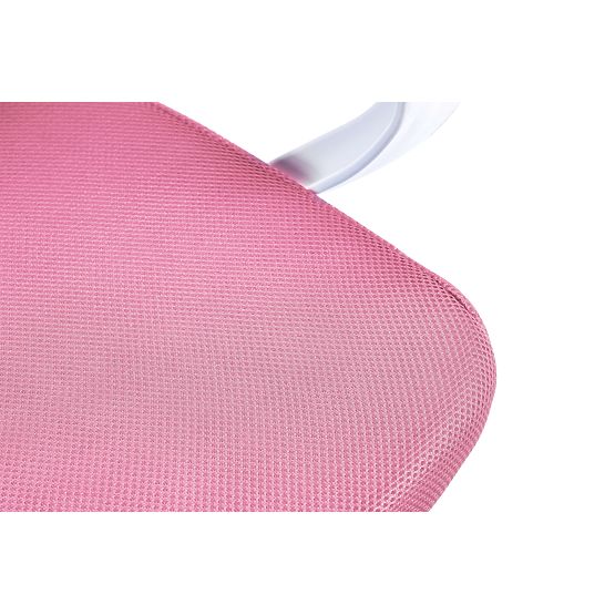 FAUTEUIL PIVOTANT FD-6 BLANC / ROSE